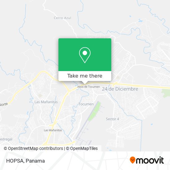 HOPSA map