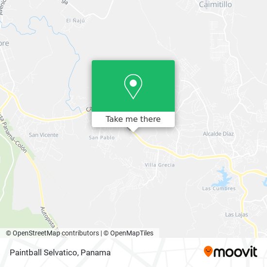 Paintball Selvatico map