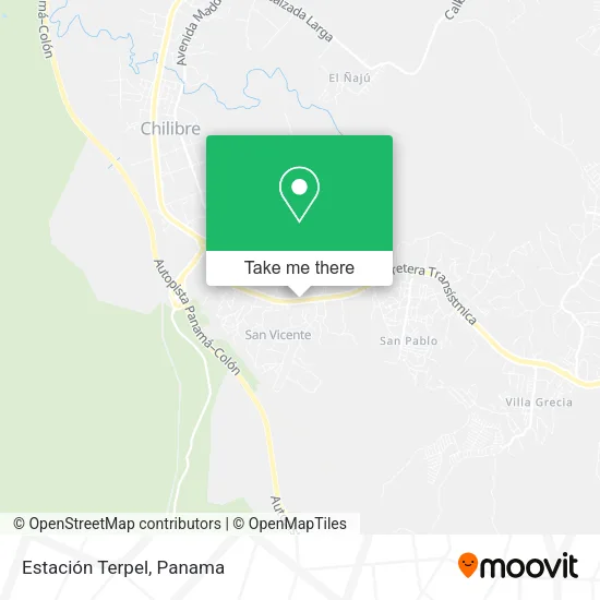 Mapa de Estación Terpel