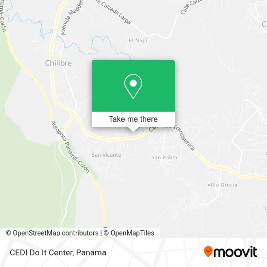 Mapa de CEDI Do It Center