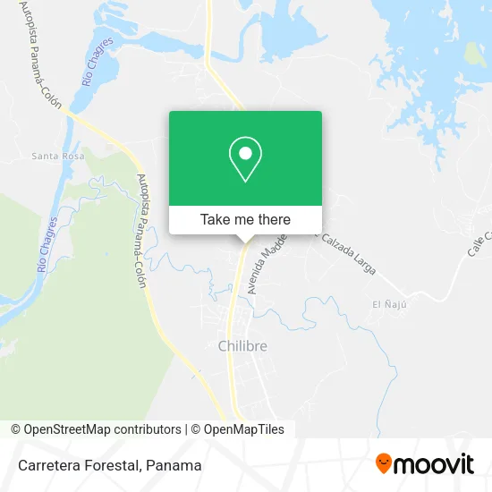 Mapa de Carretera Forestal