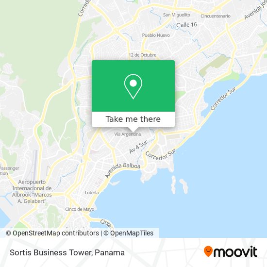Sortis Business Tower map