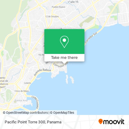 Pacific Point Torre 300 map