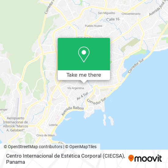 Centro Internacional de Estética Corporal (CIECSA) map