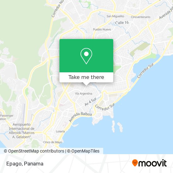 Epago map