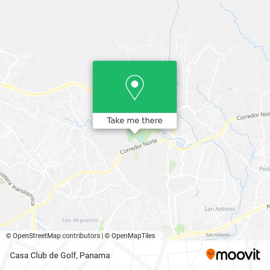 Casa Club de Golf map