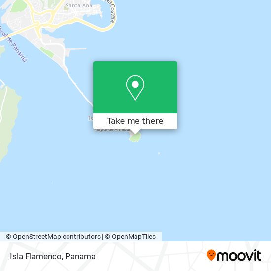 Isla Flamenco map