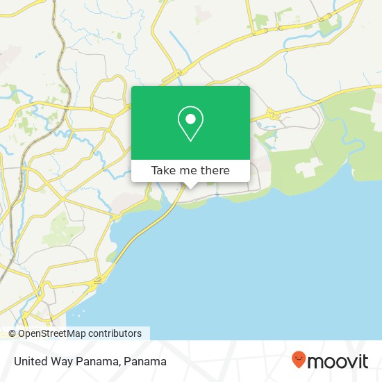 United Way Panama map