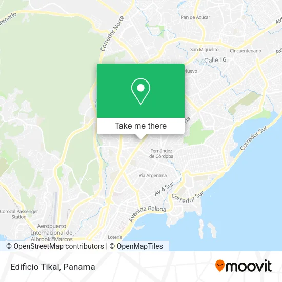Edificio Tikal map