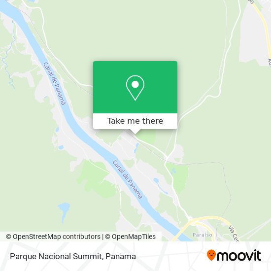 Parque Nacional Summit map