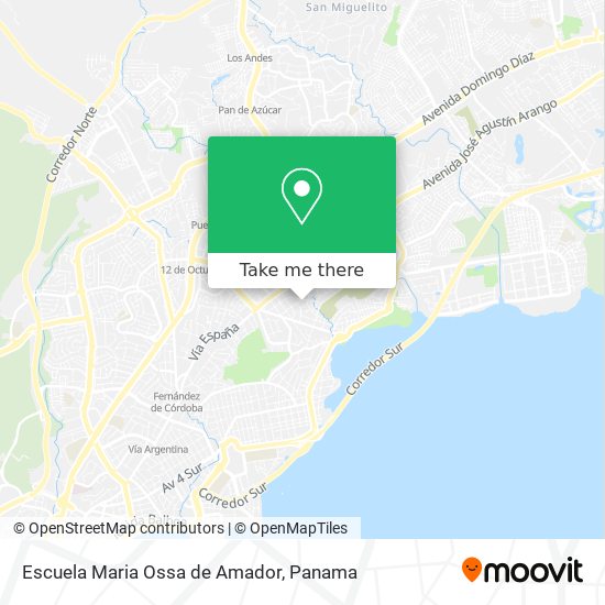 Escuela Maria Ossa de Amador map
