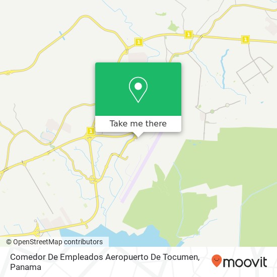 Mapa de Comedor De Empleados Aeropuerto De Tocumen