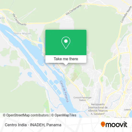 Centro India - INADEH map
