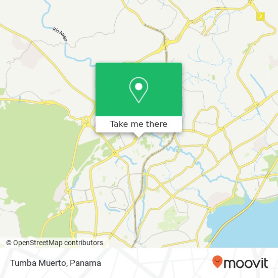 Tumba Muerto map