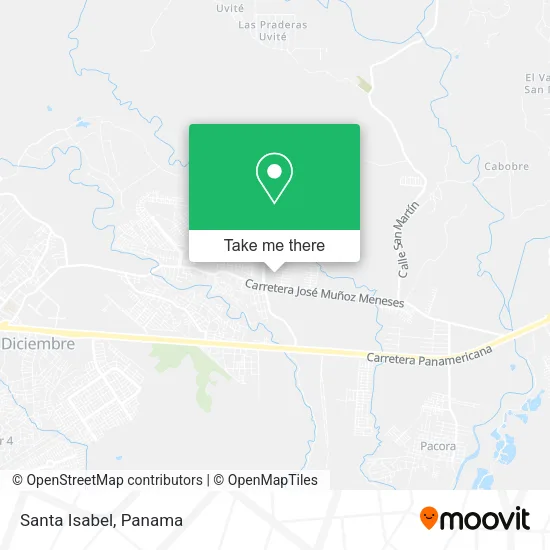 Mapa de Santa Isabel