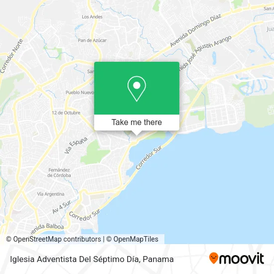 Mapa de Iglesia Adventista Del Séptimo Día