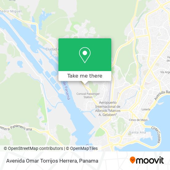 Avenida Omar Torrijos Herrera map