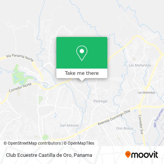 Club Ecuestre Castilla de Oro map