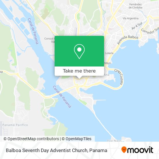 Balboa Seventh Day Adventist Church map
