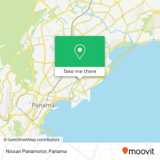 Mapa de Nissan Panamotor