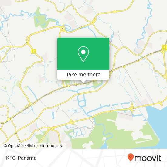 KFC map