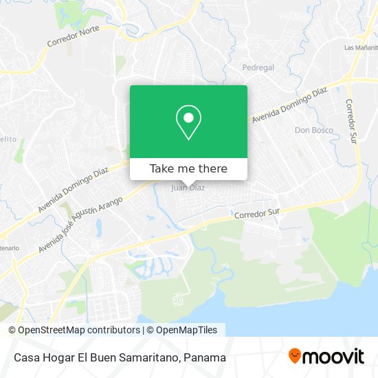 Casa Hogar El Buen Samaritano map