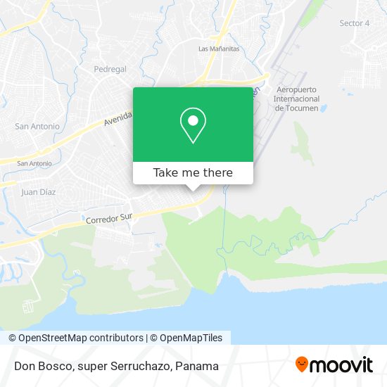 Don Bosco, super Serruchazo map
