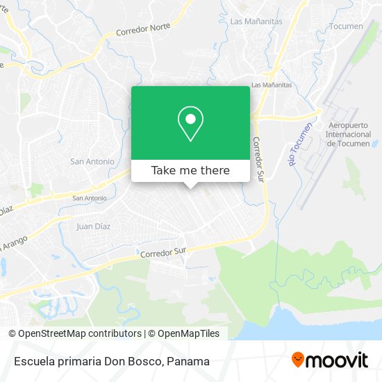 Mapa de Escuela primaria Don Bosco