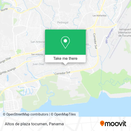 Altos de plaza tocumen map