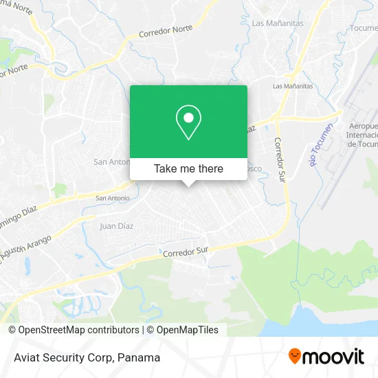 Mapa de Aviat Security Corp