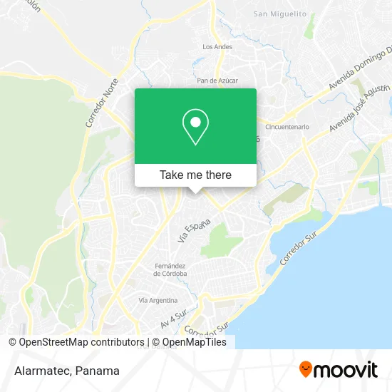 Mapa de Alarmatec