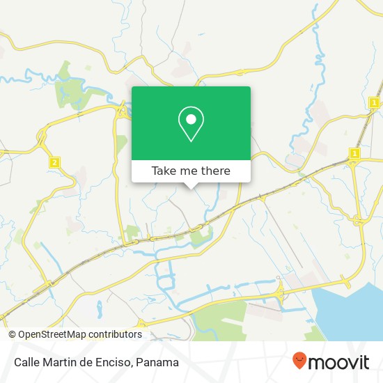 Calle Martin de Enciso map