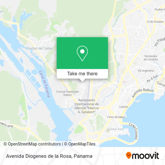 Avenida Diogenes de la Rosa map