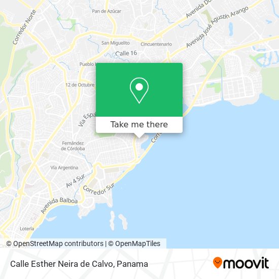 Calle Esther Neira de Calvo map