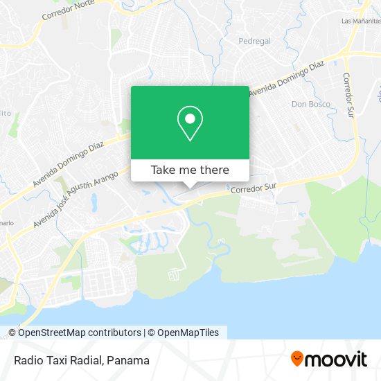 Radio Taxi Radial map