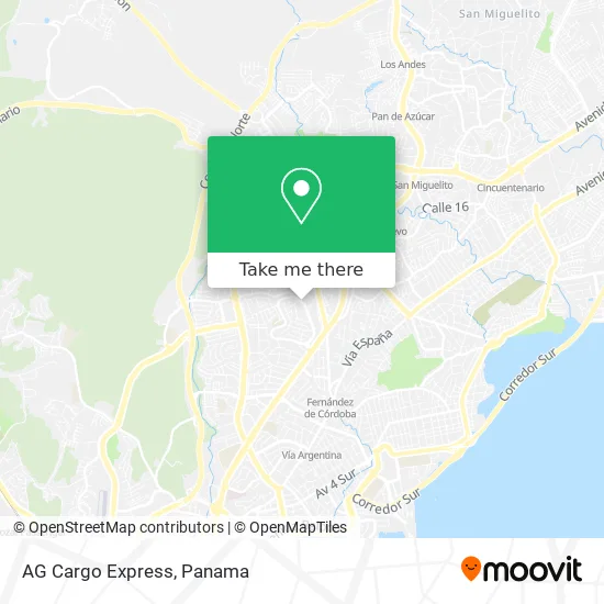 AG Cargo Express map