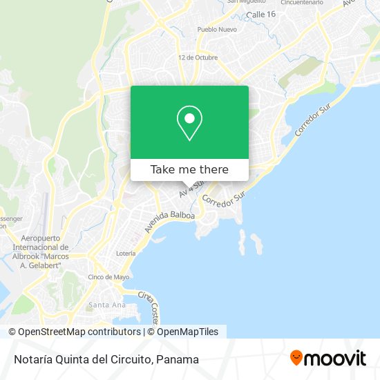 Notaría Quinta del Circuito map