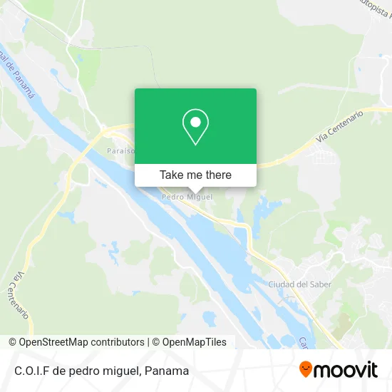 C.O.I.F de pedro miguel map