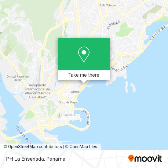 PH La Ensenada map