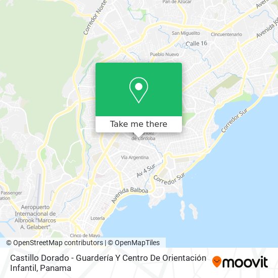 Castillo Dorado - Guardería Y Centro De Orientación Infantil map