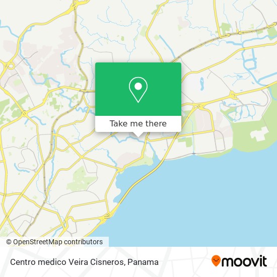 Centro medico Veira Cisneros map