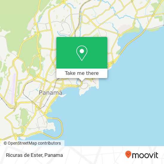 Ricuras de Ester, Avenida Balboa San Francisco, Ciudad de Panamá map