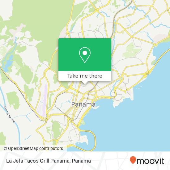 La Jefa Tacos Grill Panama, Avenida José D. Fabrega Bella Vista, Ciudad de Panamá map