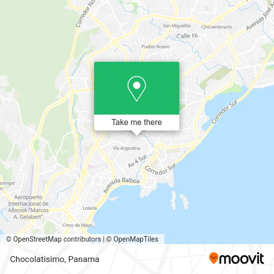 Chocolatisimo map