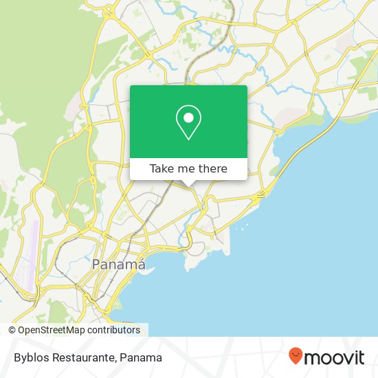 Byblos Restaurante map