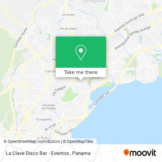 La Clave Disco Bar - Eventos. map