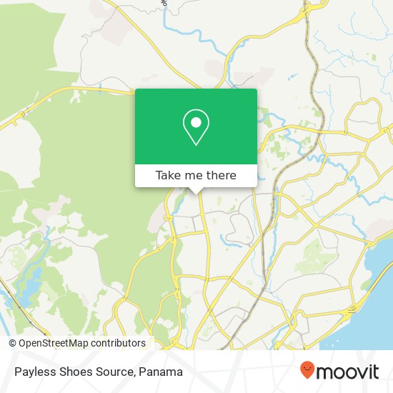 Payless Shoes Source, Betania, Ciudad de Panamá map