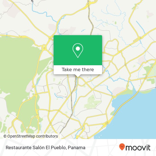 Restaurante Salón El Pueblo, Calle Fernández de Córdoba Pueblo Nuevo, Ciudad de Panamá map