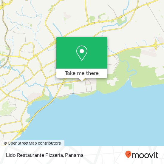 Mapa de Lido Restaurante Pizzeria, Juan Díaz, Ciudad de Panamá