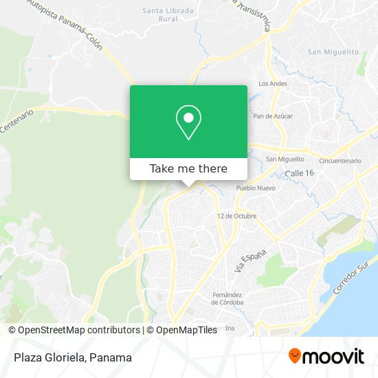 Mapa de Plaza Gloriela